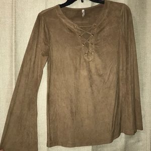 Brown Velvet Shirt